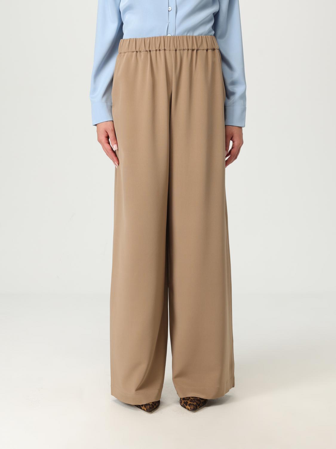 Max Mara Beige Navigli Trousers In Brown