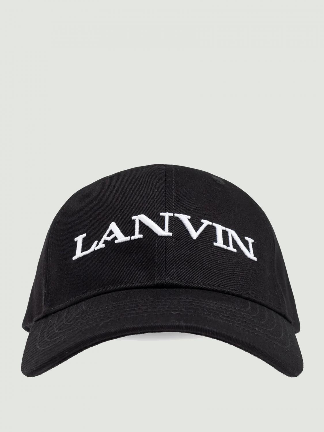 Hat LANVIN Men color Black