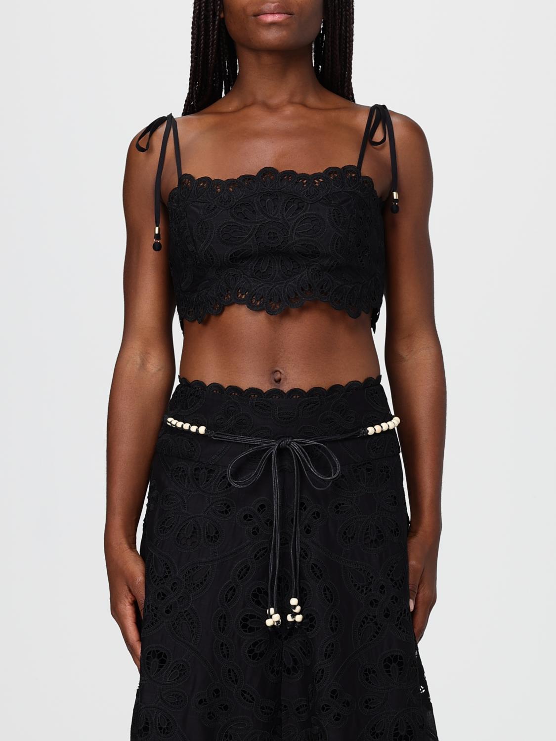 Zimmermann Top  Woman Color Black In Black