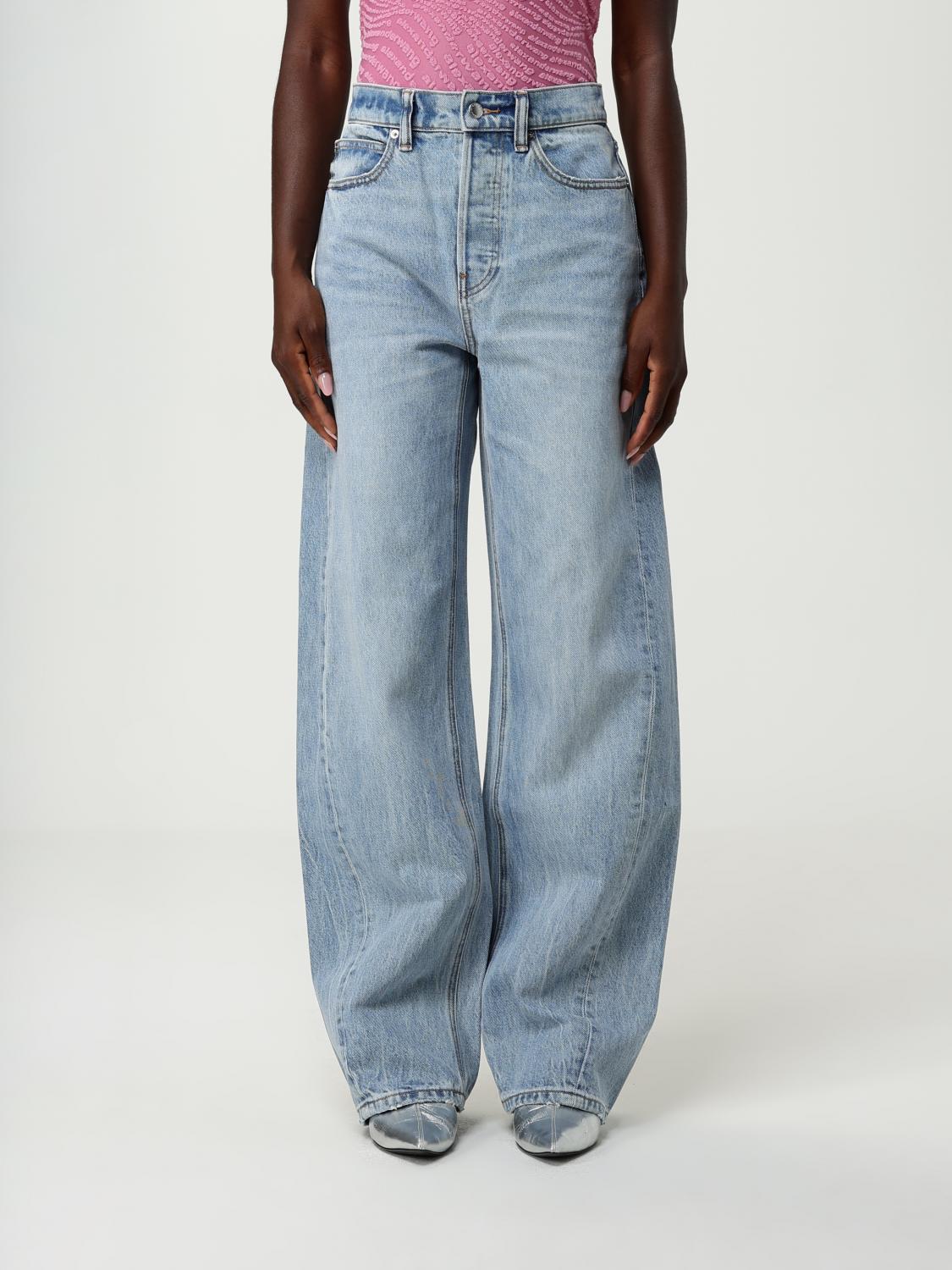Alexander Wang Jeans Woman Color Denim In Blue