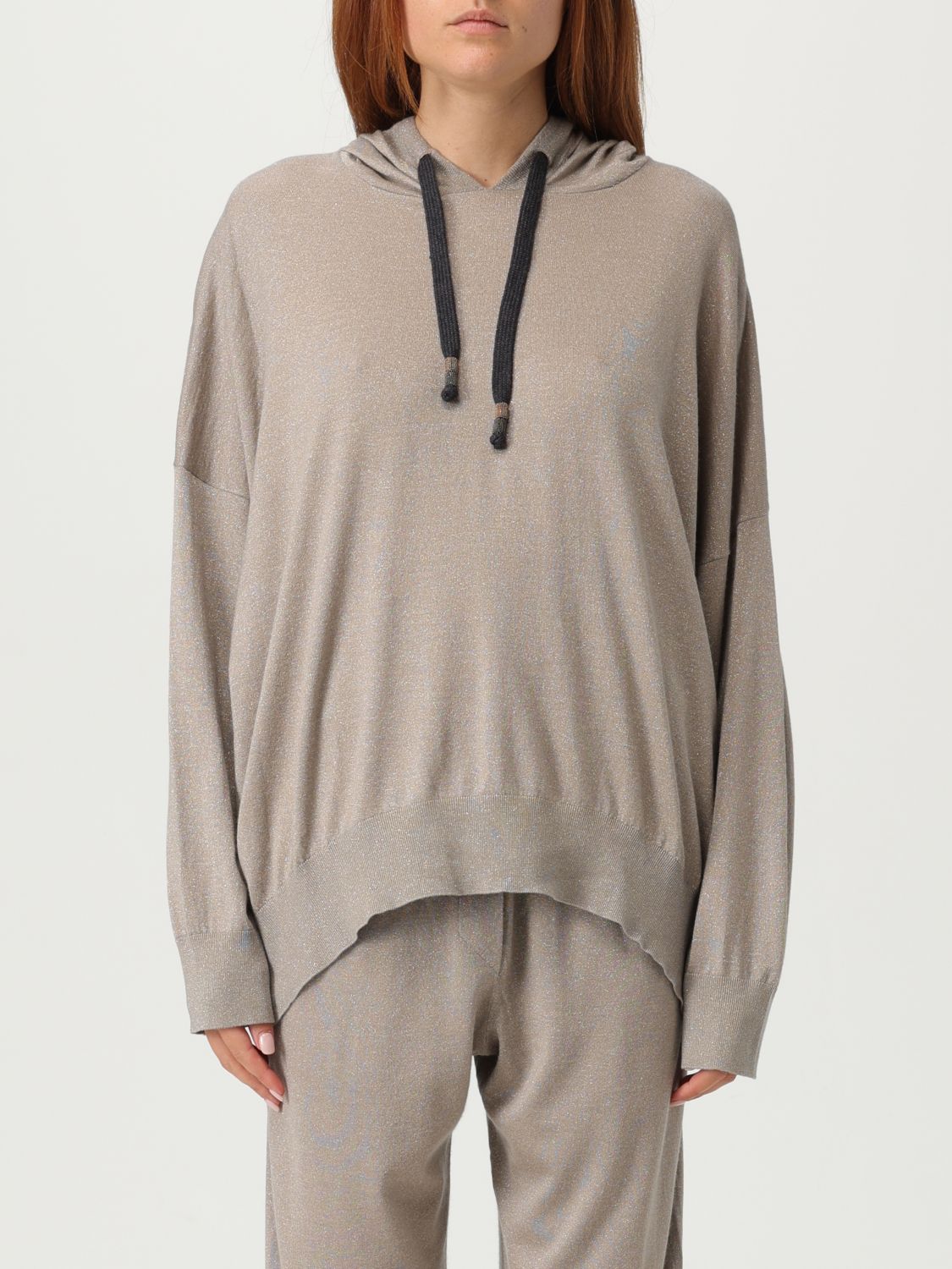 Brunello Cucinelli Sweatshirt  Woman Color Grey In Gray