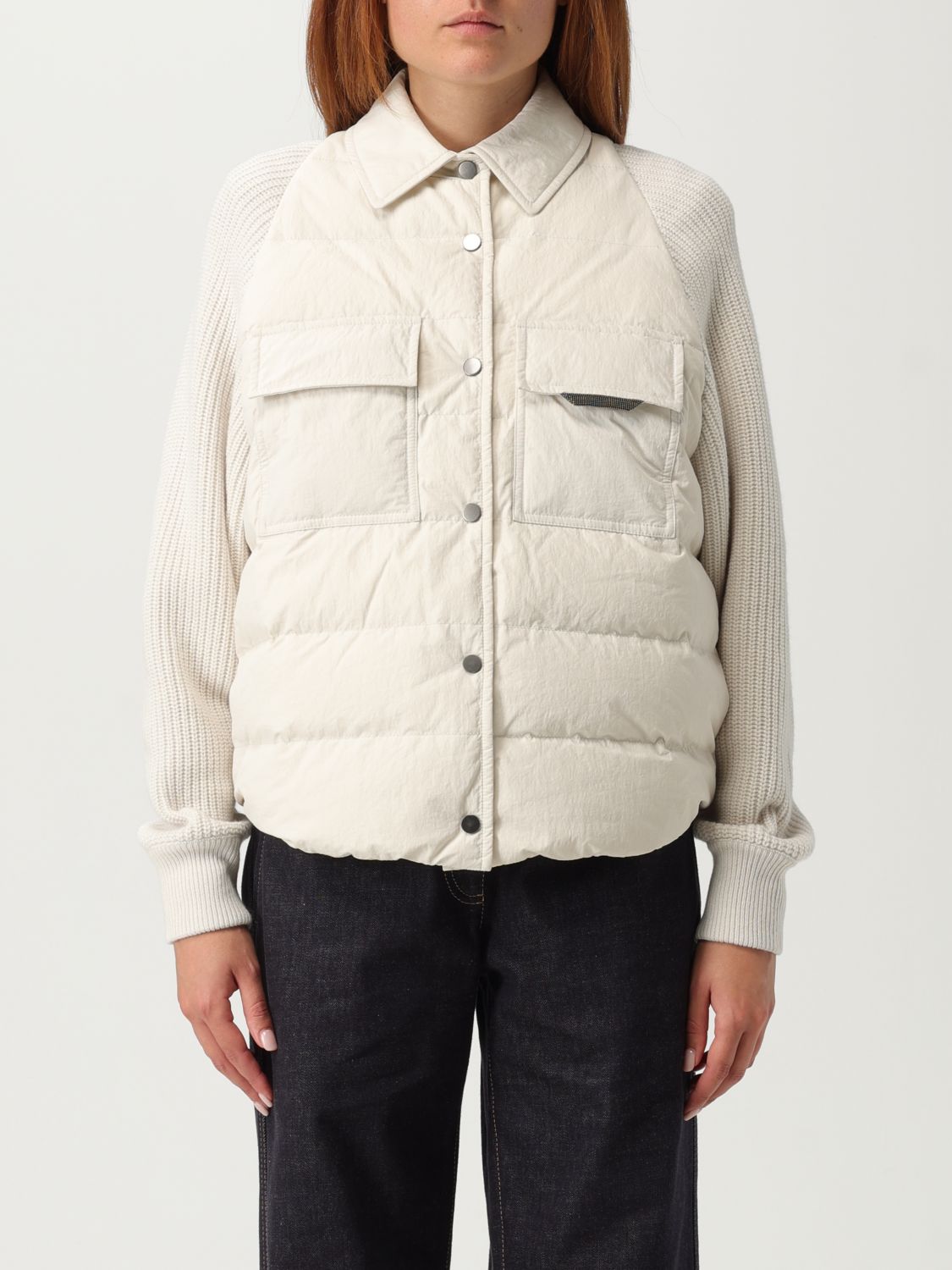 Brunello Cucinelli Jacket  Woman Color White