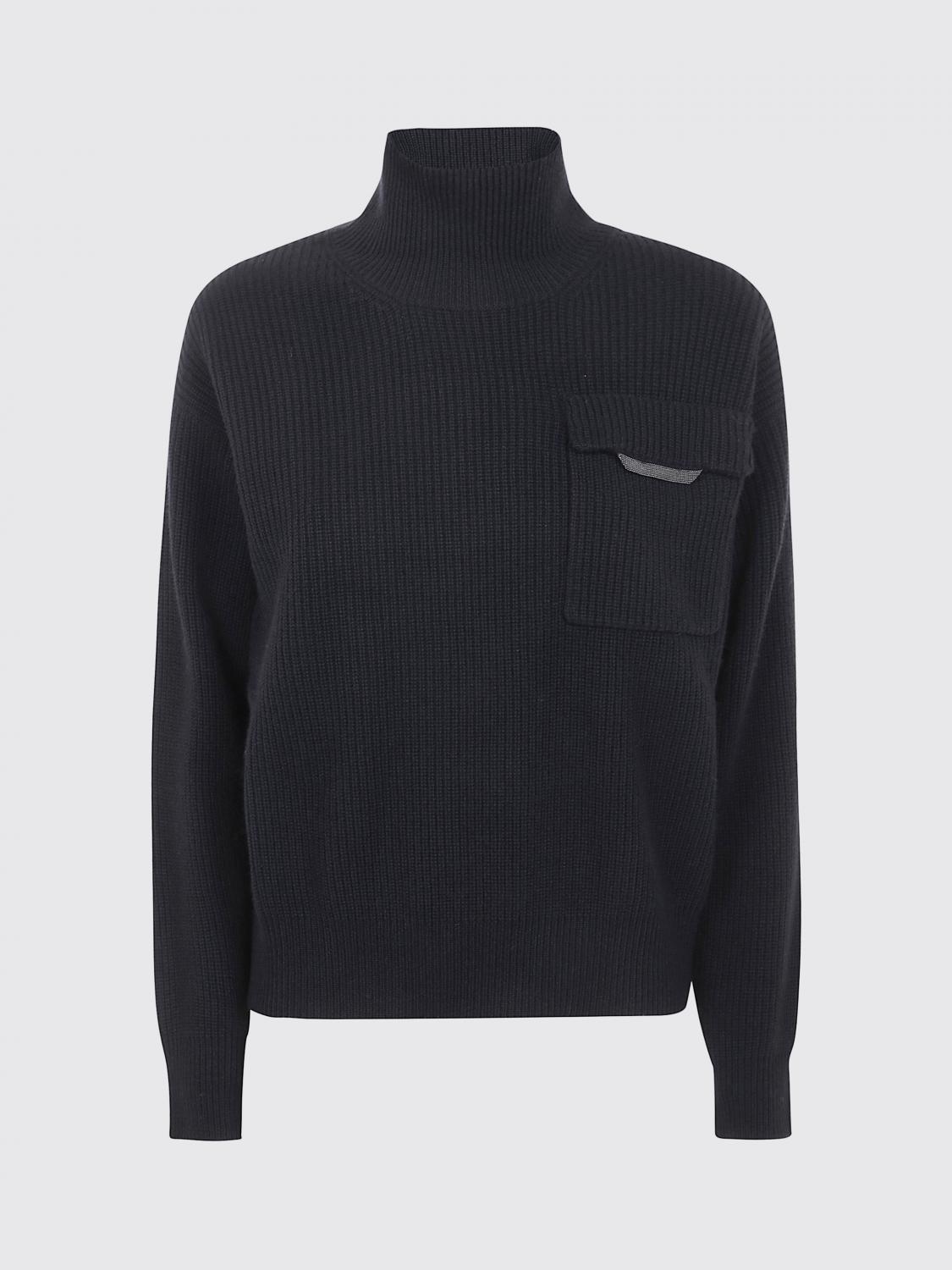 Sweater BRUNELLO CUCINELLI Woman color Black