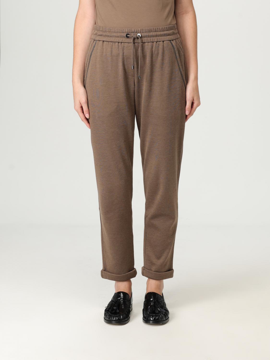 Brunello Cucinelli Pants  Woman Color Brown