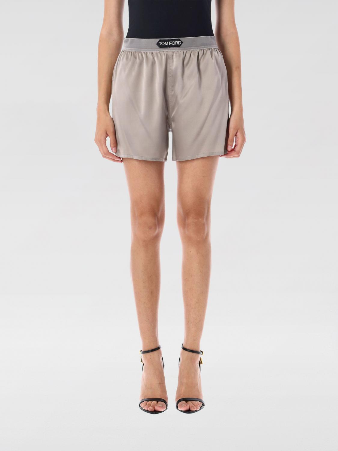 Tom Ford Stretch Silk Satin Boxer Shorts In Purple