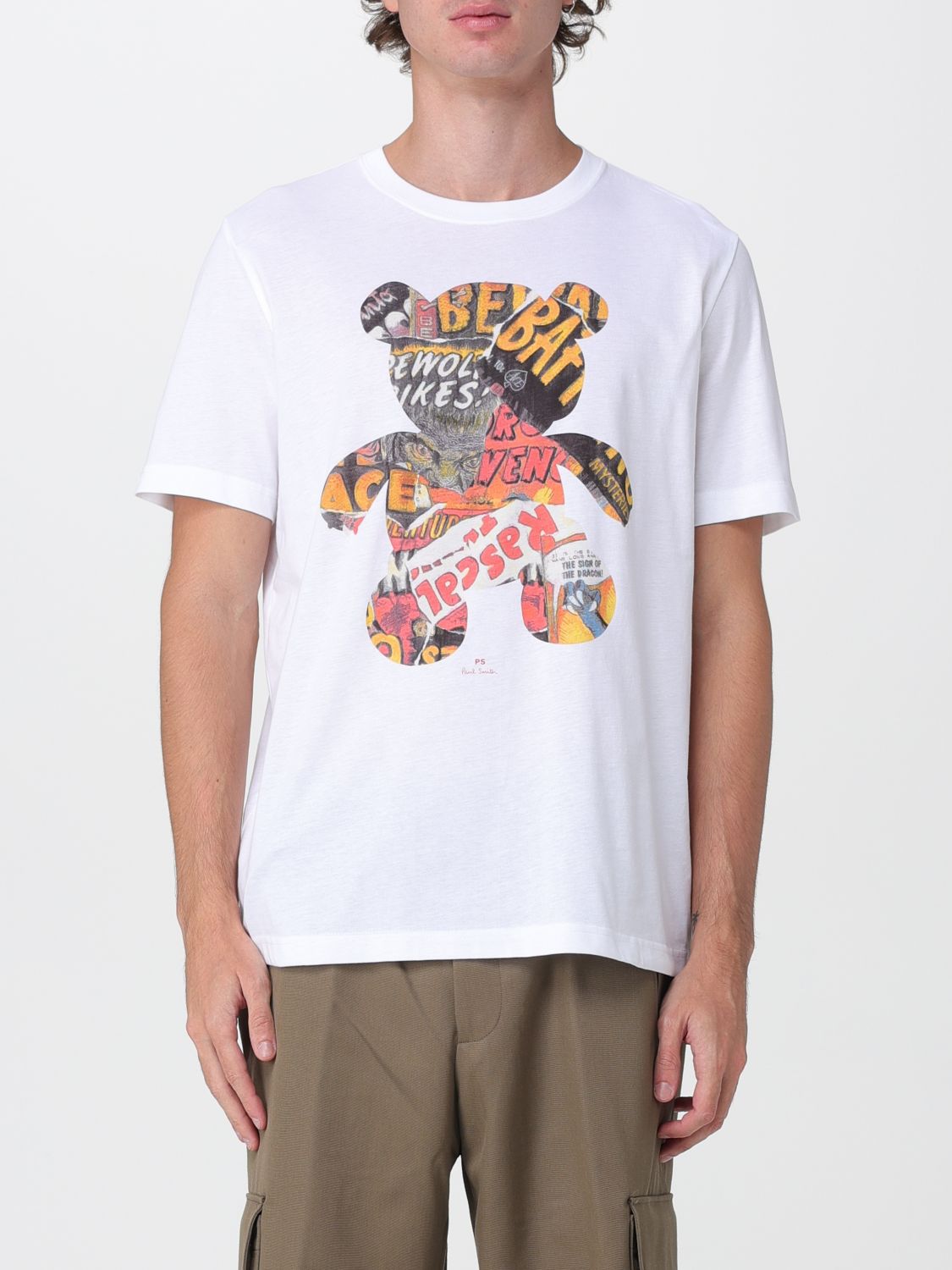 Ps By Paul Smith Polo Shirt Ps Paul Smith Men Color White In Multi