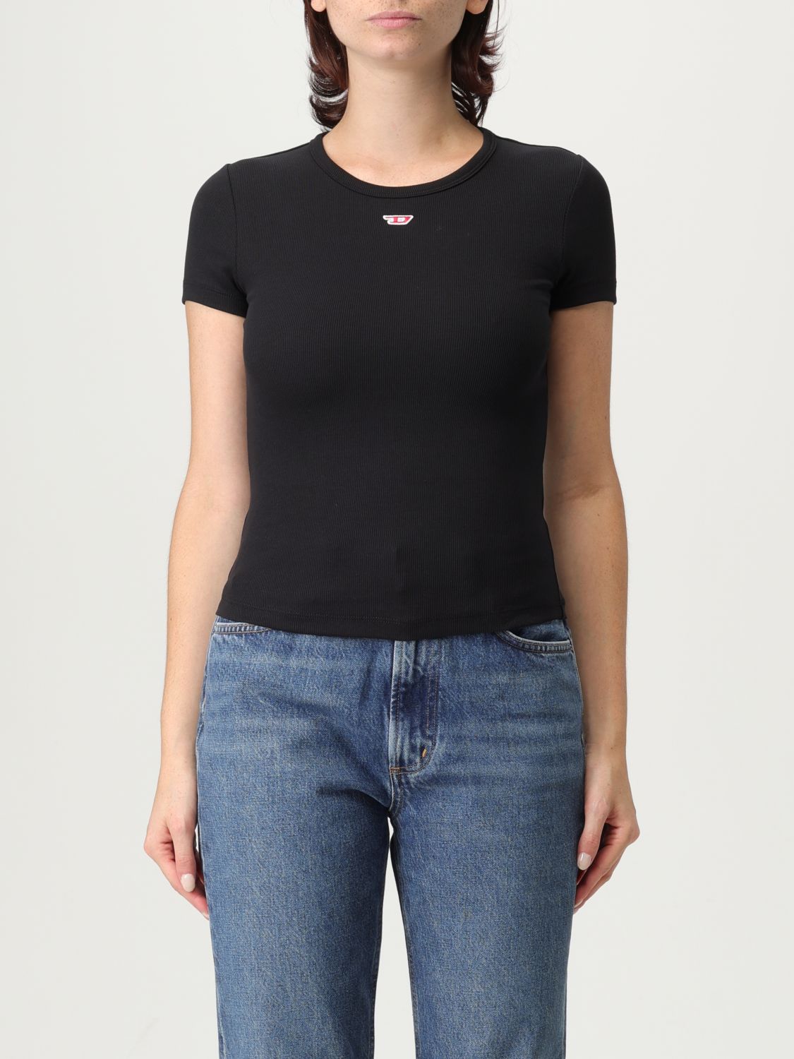 Diesel T-shirt  Woman Color Black In Black