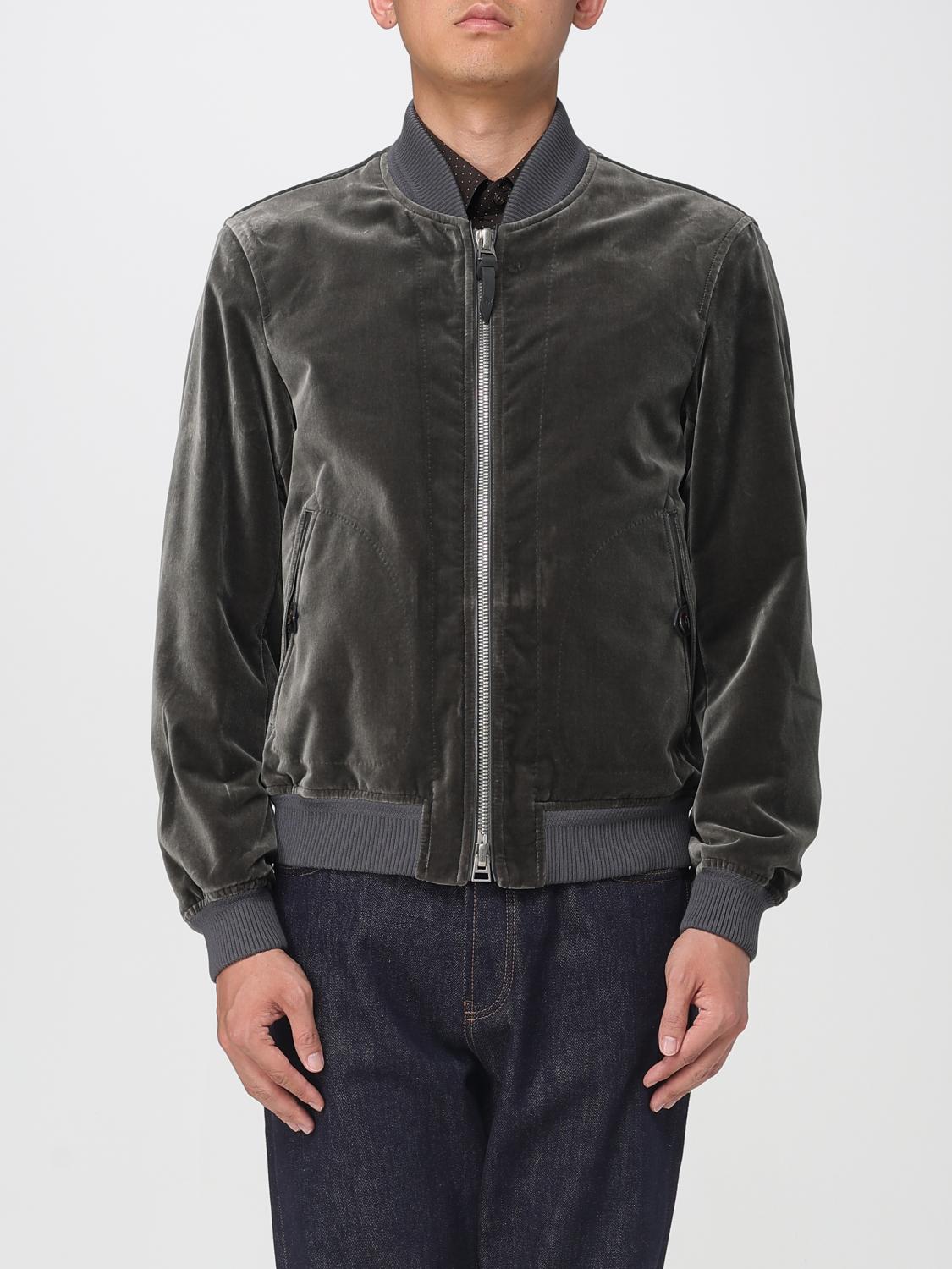 Tom Ford Jacket  Men Color Grey In Black