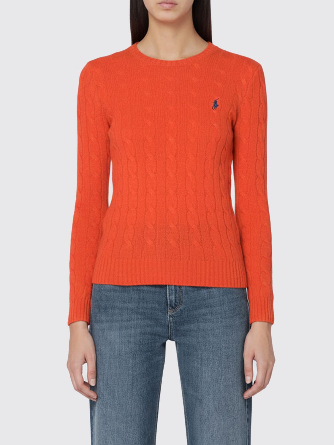 Polo Ralph Lauren Sweater Woman Color Orange