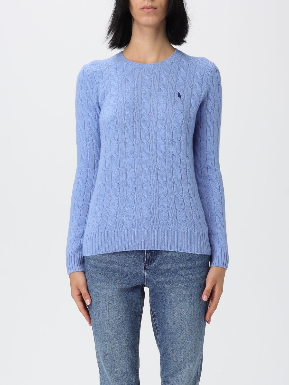 Polo Ralph Lauren Sweater Woman Color Blue In Blue