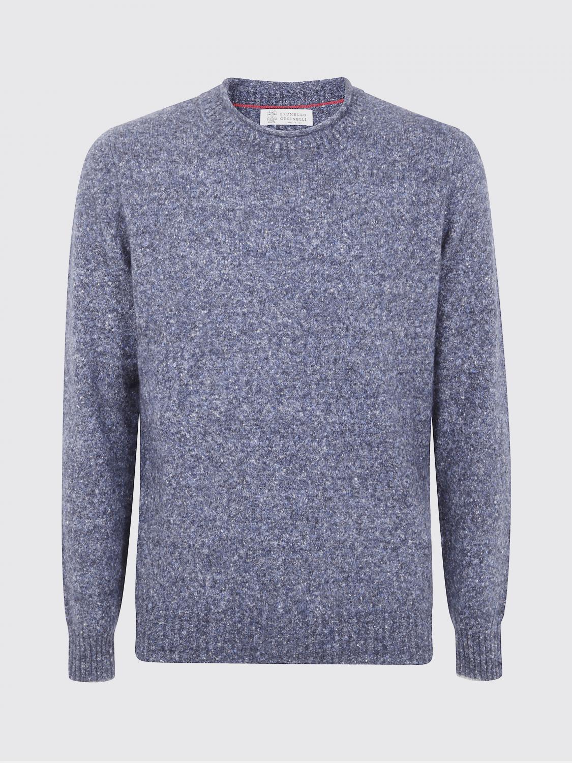 Sweater BRUNELLO CUCINELLI Men color Denim