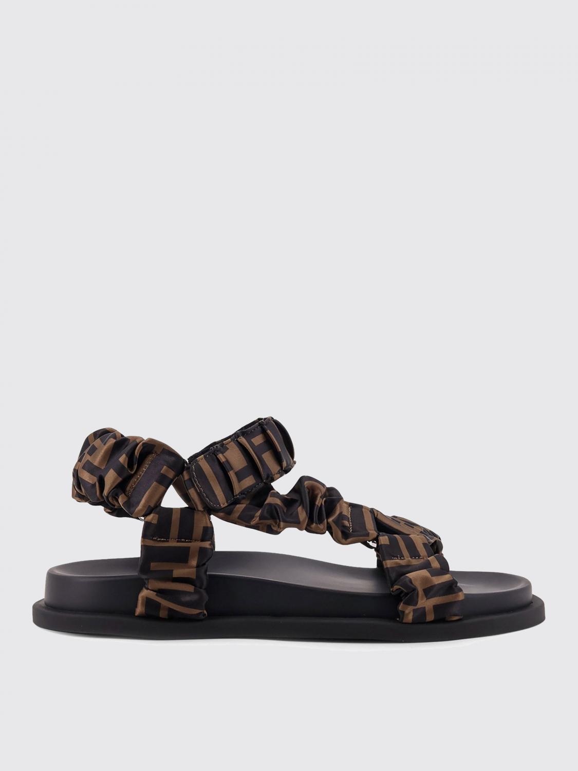 Fendi Damen Tobacco Heeled Sandal Woman Color