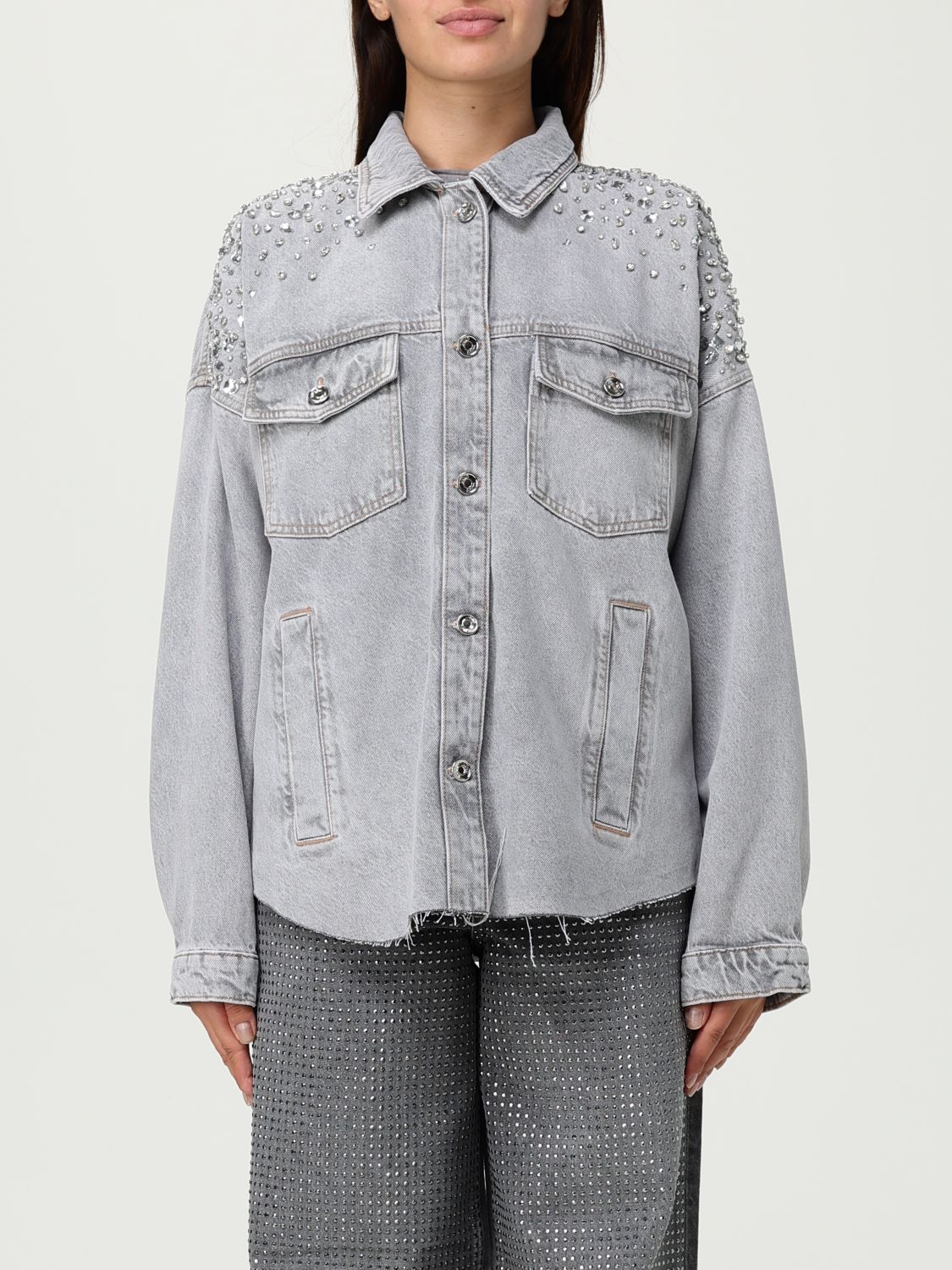 Liu •jo Blazer Liu Jo Woman Color Grey In Gray