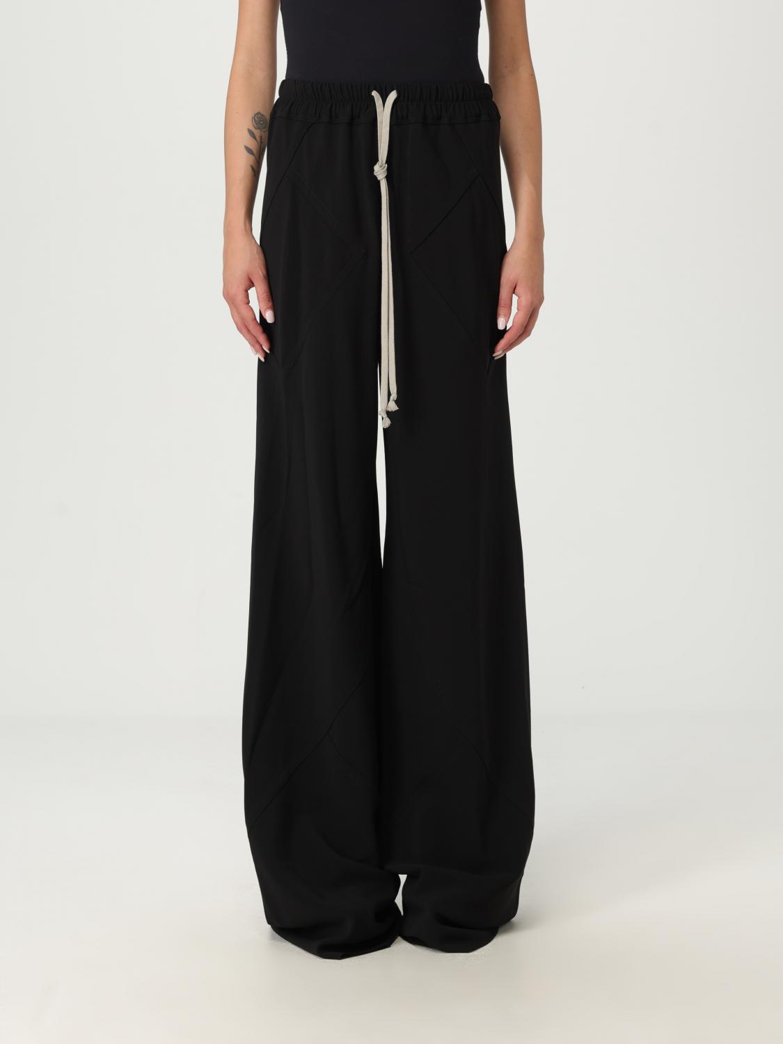Rick Owens RICK OWENS Pants Woman color Black　RICK OWENS パンツ ウーマンカラー ブラック