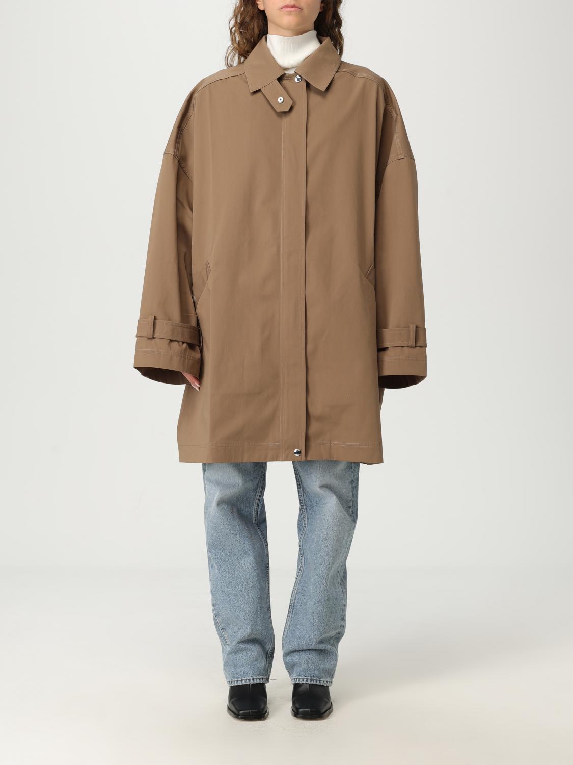 Totême Oversized Trench Jacket In Brown