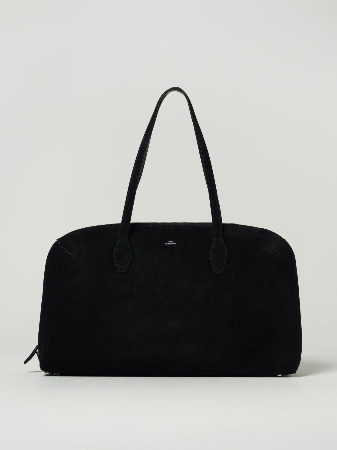 Totême Day Suede Tote Bag In Black