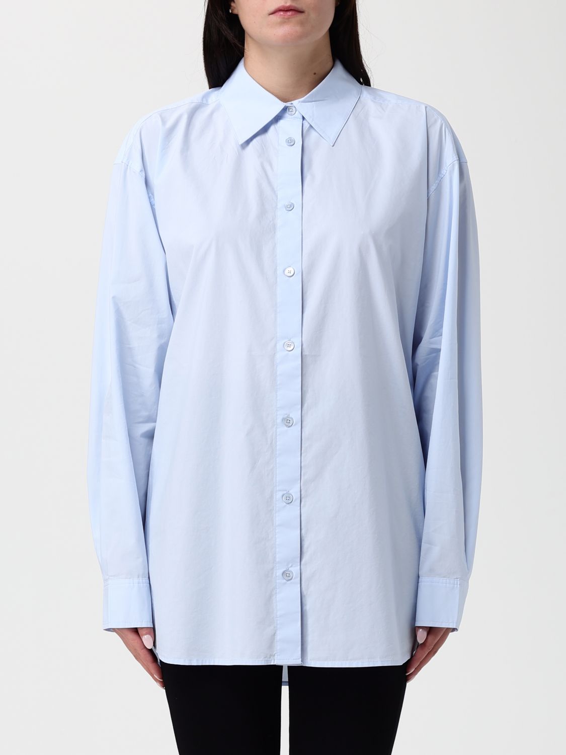 Totême Shirt Toteme Woman Color Gnawed Blue In Blue