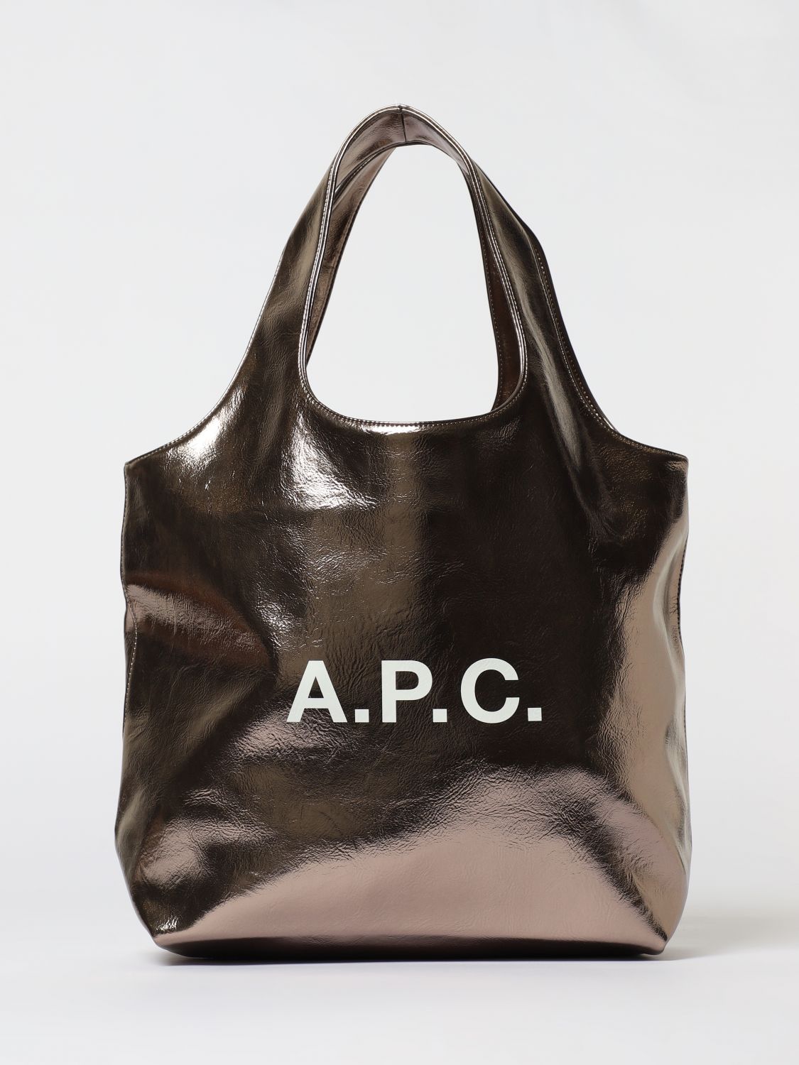 Apc Tote Bag A. P.c. Woman Color Grey In Gray