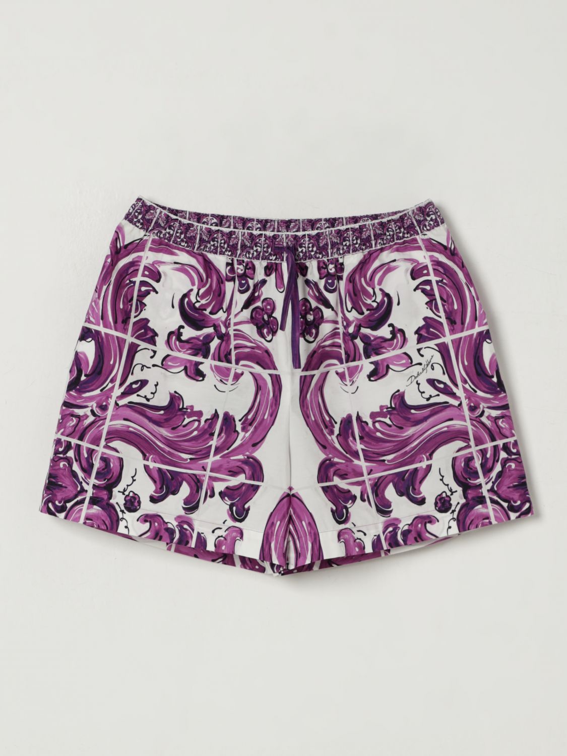 Dolce & Gabbana Shorts Kids Color Violet In Purple