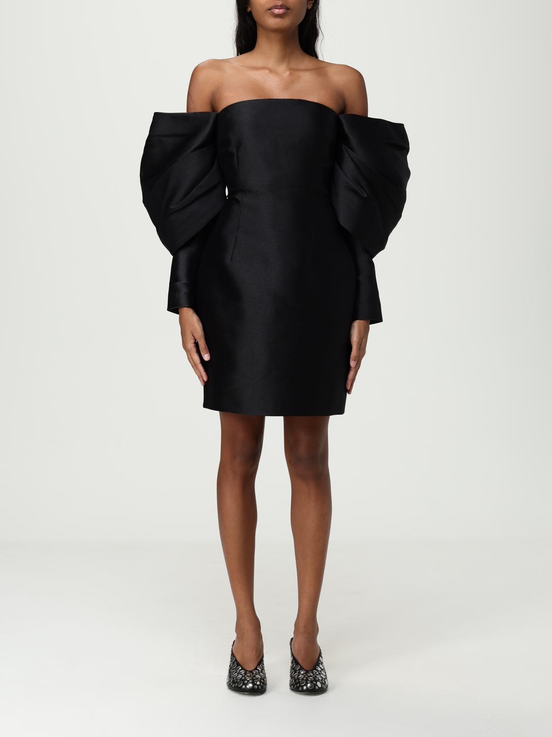 Solace London Dress  Woman Color Black In Black
