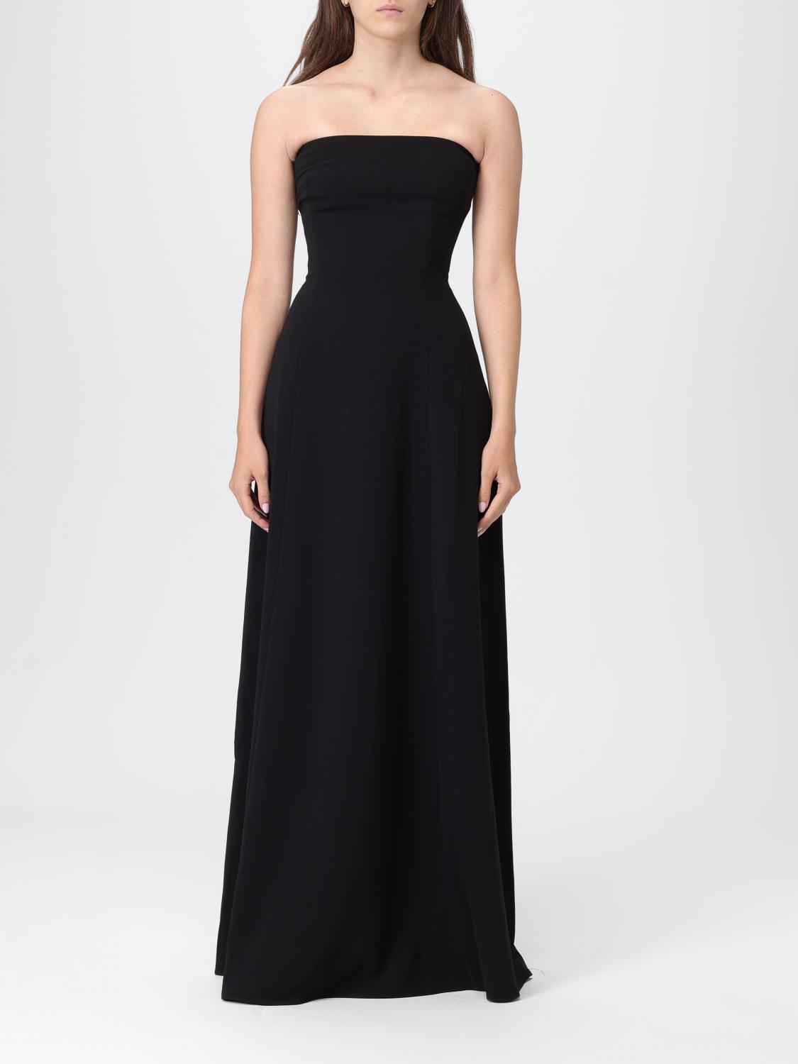 Solace London Dress Woman Color Black In Black
