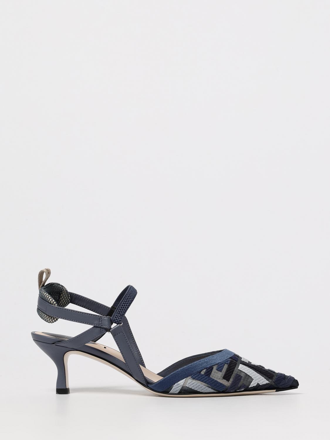 Pump FENDI Woman color Blue