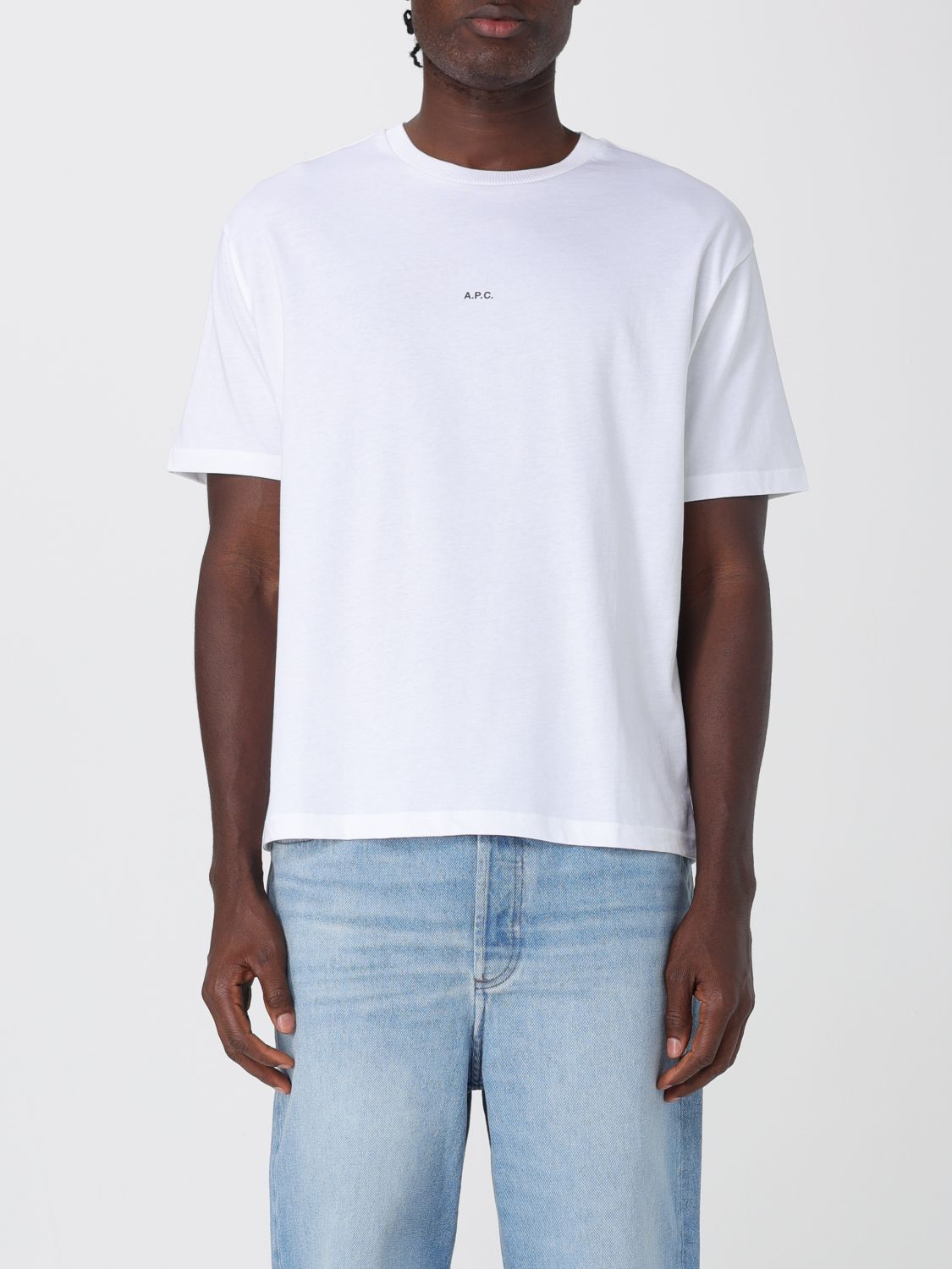 Apc T-shirt A. P.c. Men Color White In Gray