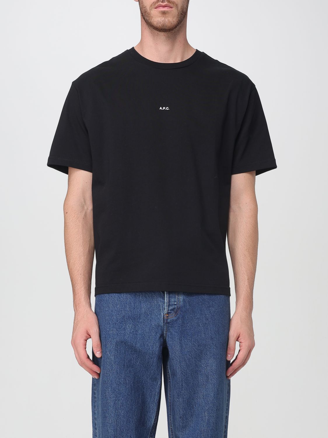 Apc T-shirt A. P.c. Men Color Black In Black