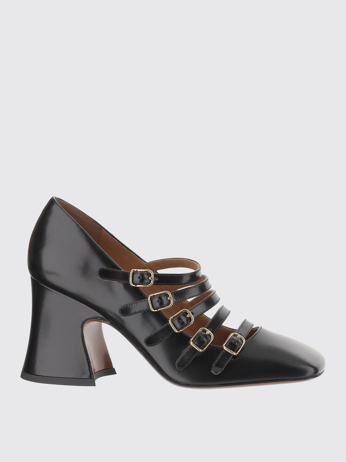 Chloé Janis 75 Multi-strap Pumps In Black
