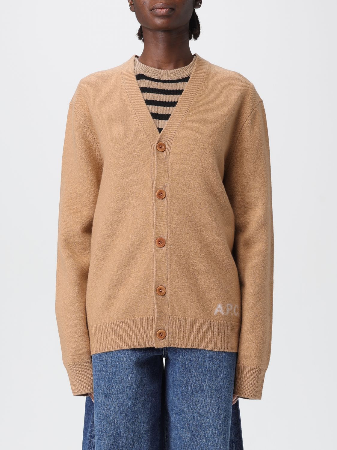 Apc Sweater A. P.c. Woman Color Beige In Nude