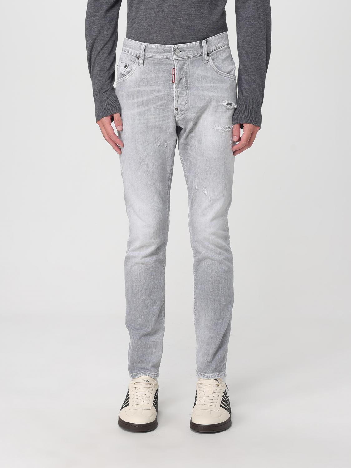 Dsquared2 Jeans Men Color Grey In Blue