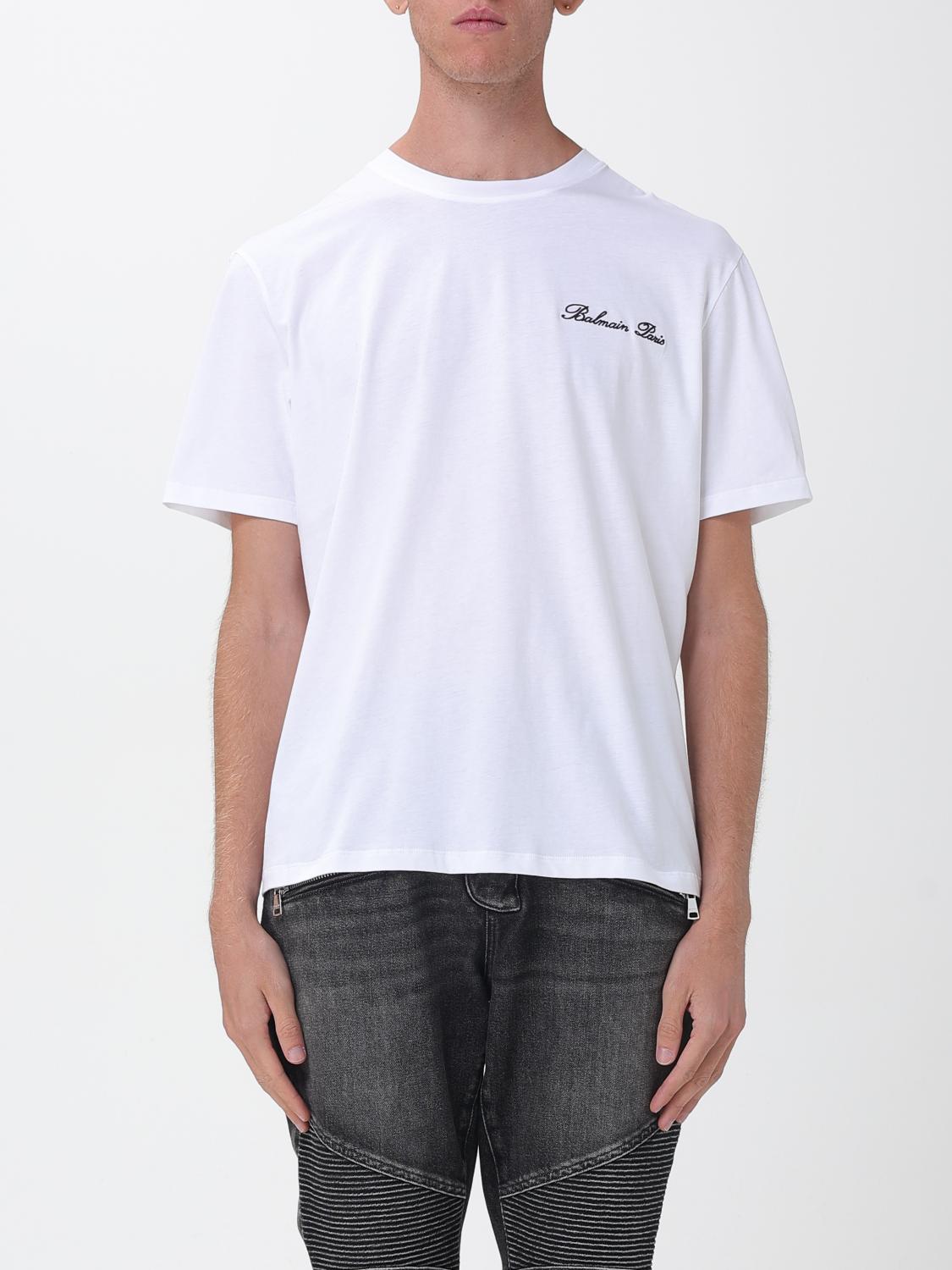 BALMAIN T-Shirt Herren Farbe Weiß