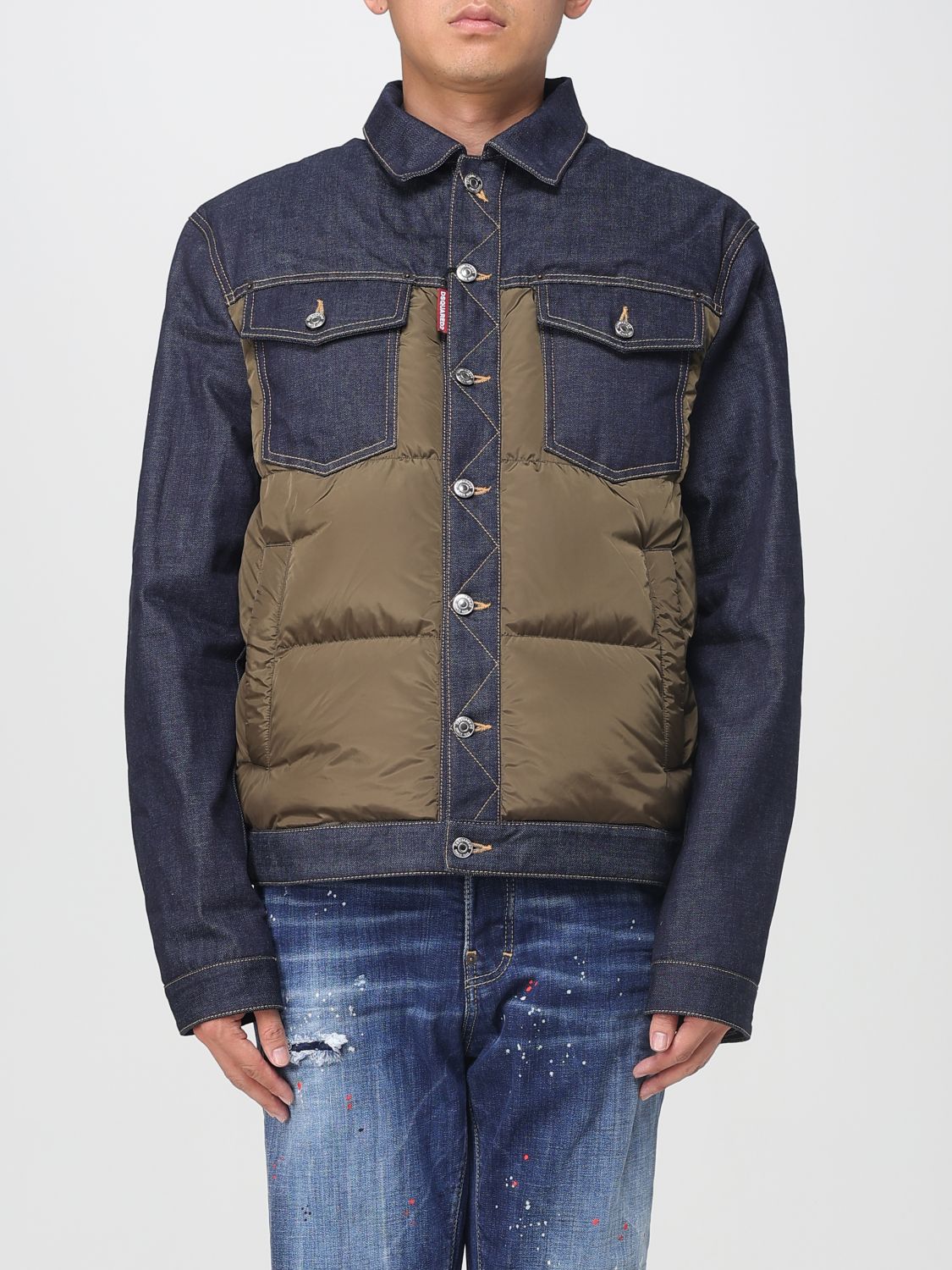 Dsquared2 Jacket Men Color Multicolor In Multi