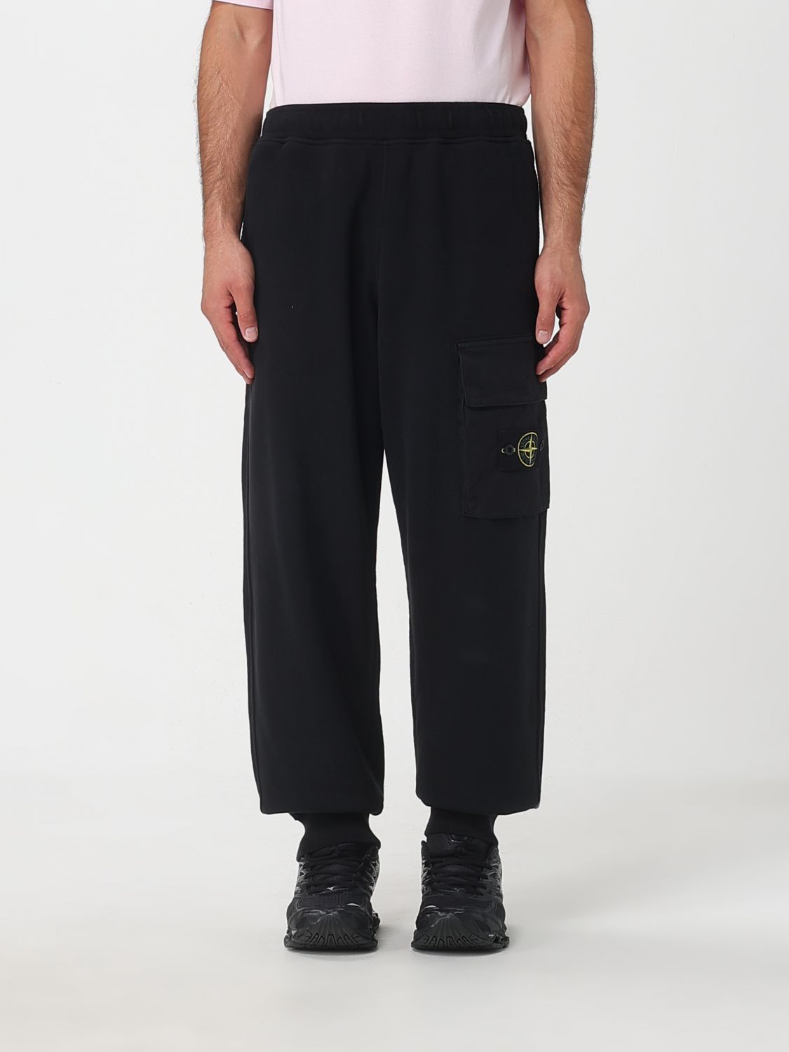 Stone Island Jogger Pants In Black