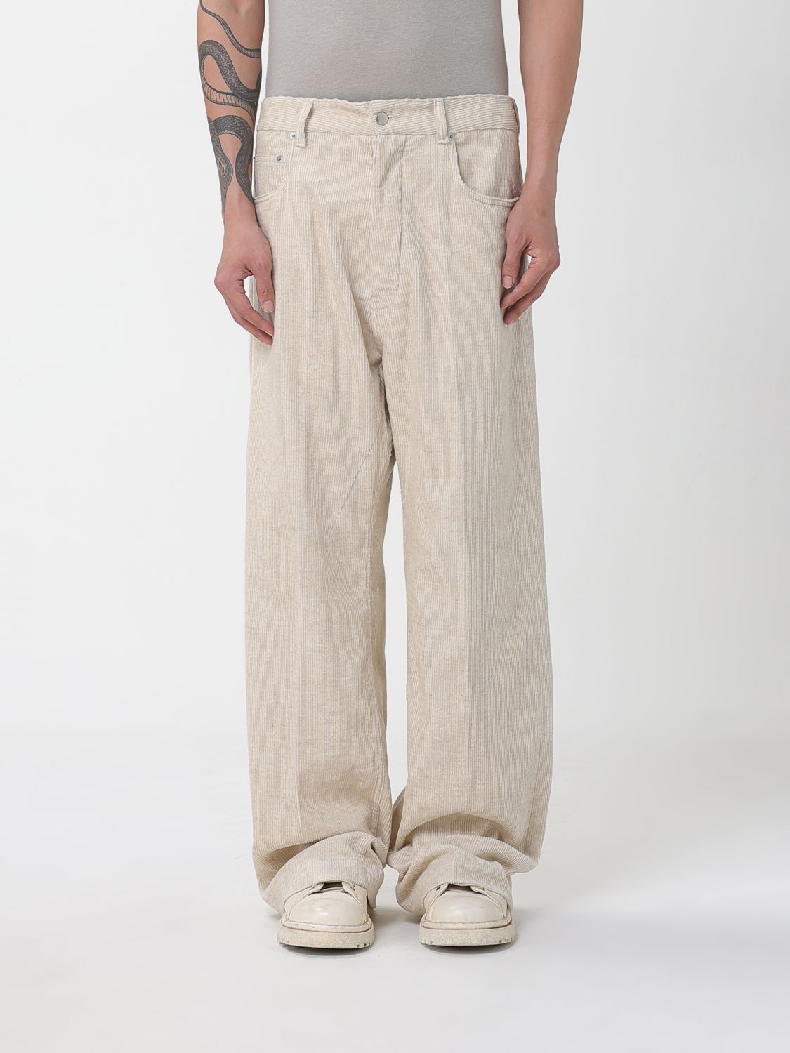 Rick Owens Pants Men Color Natural In Brown