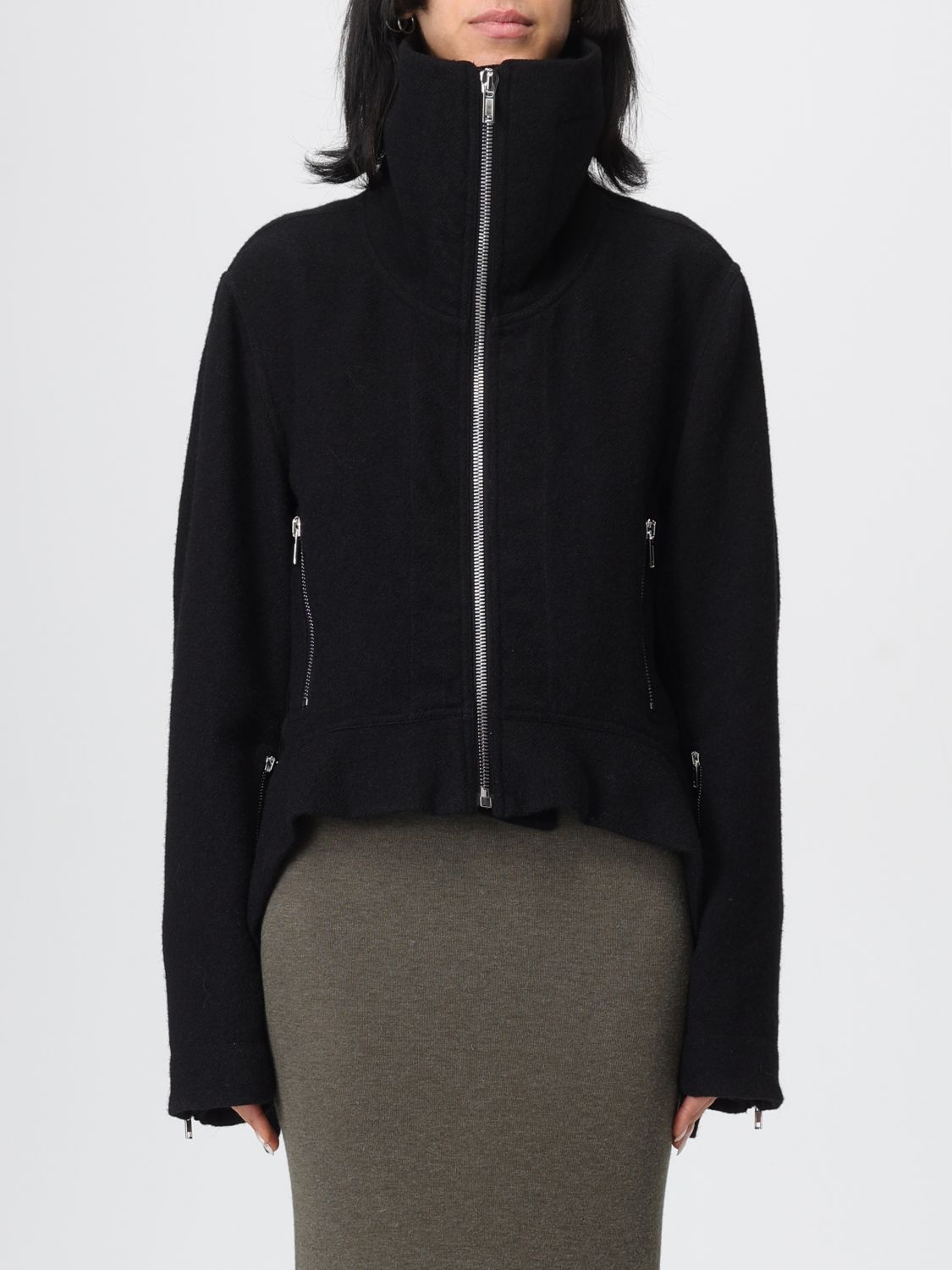 Rick Owens Jacket  Woman Color Black In Black