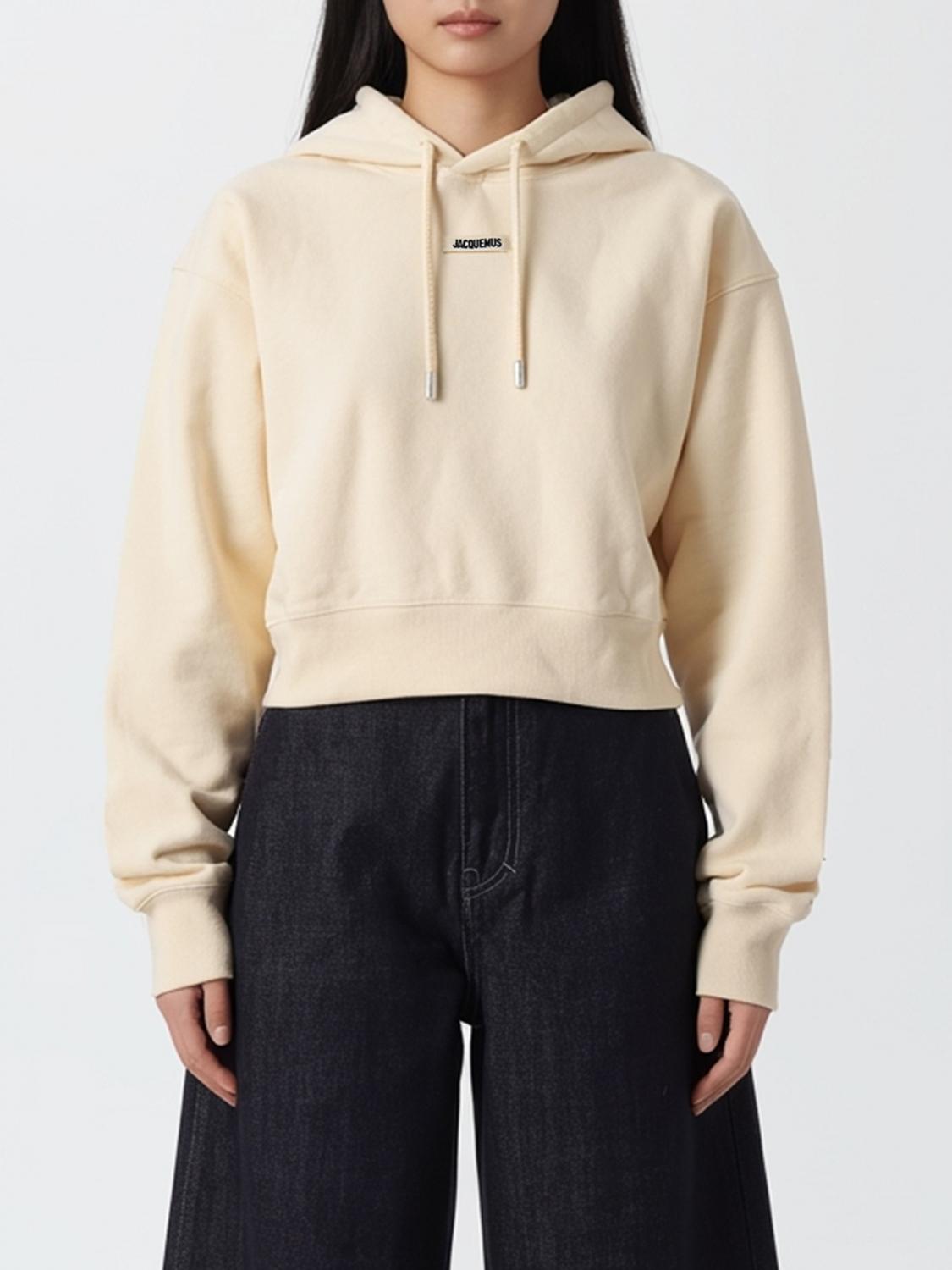 Jacquemus Sweatshirt Woman Color Beige In Neutral
