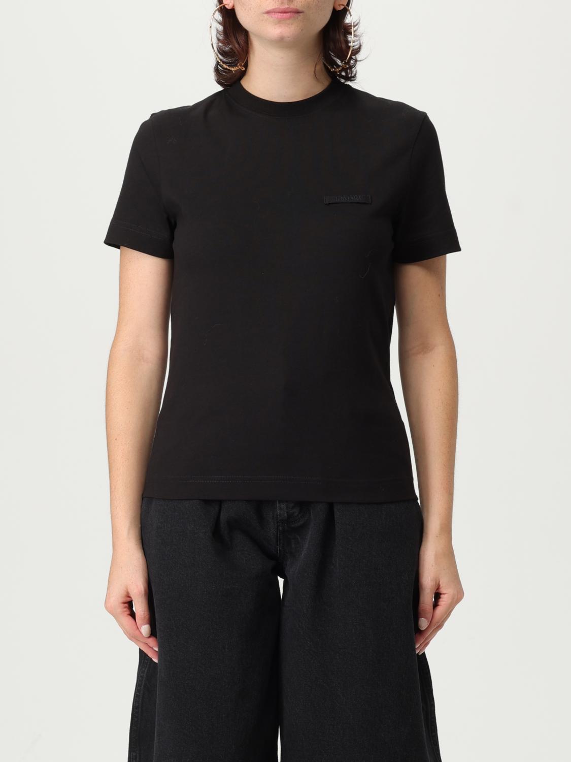 Jacquemus Black The Gros Grain Short-sleeve T-shirt In Black