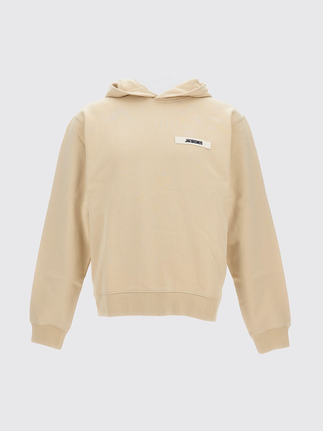 Jacquemus Le Hoodie Gros Grain In Neutral