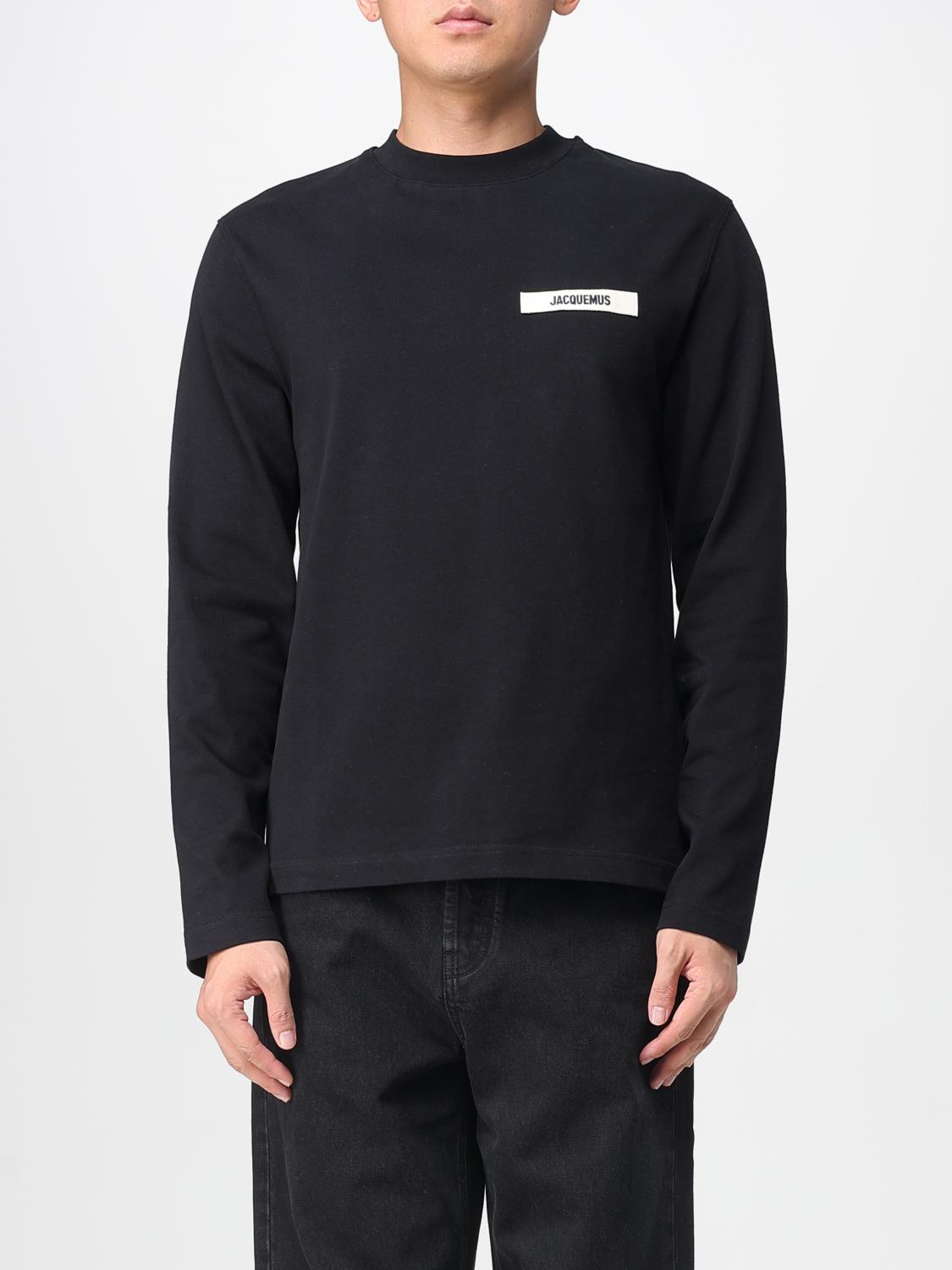 Jacquemus Le Sweatshirt Gros Grain Sweatshirt In Black