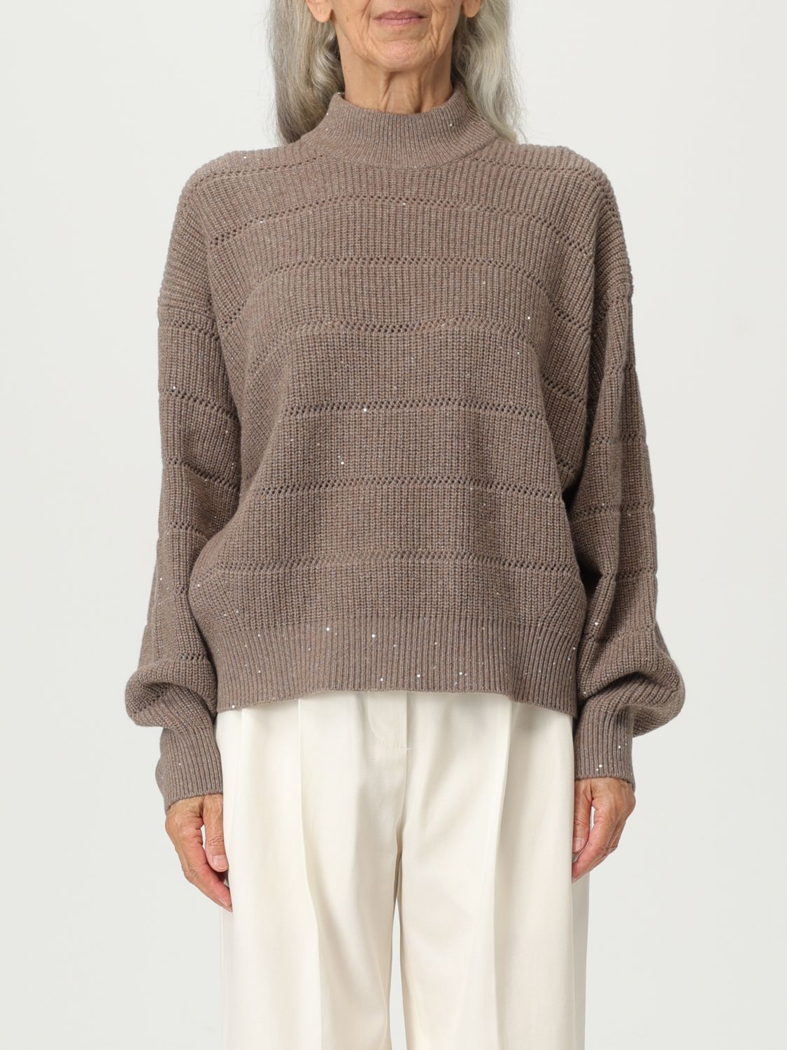 Brunello Cucinelli Cardigan  Woman Color Brown