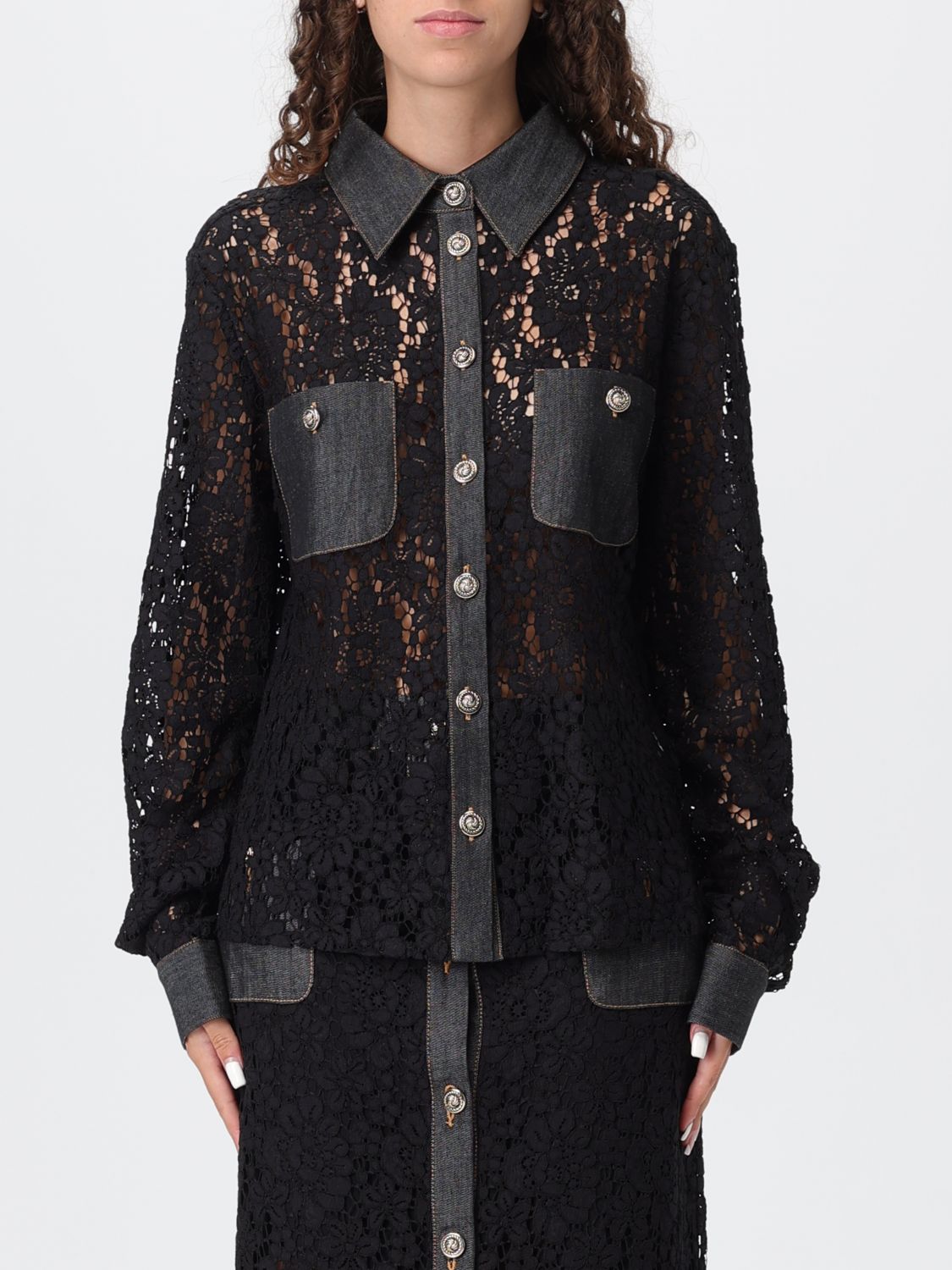 Liu •jo Shirt Liu Jo Woman Color Black In Black