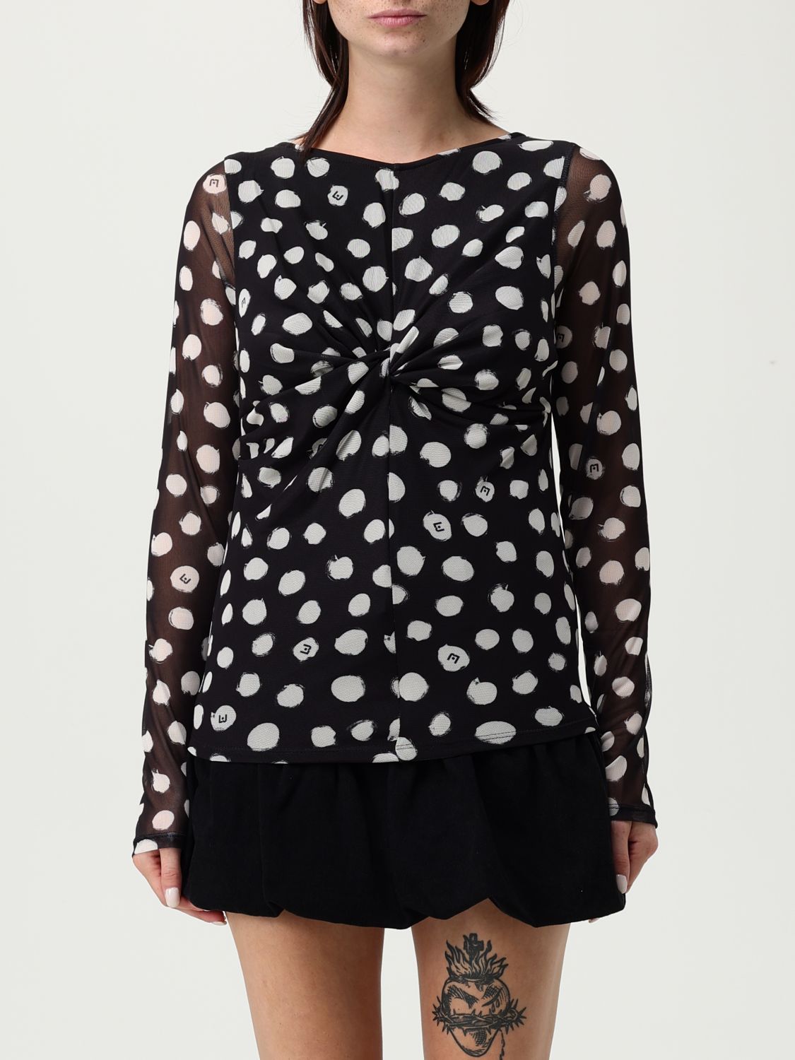 Liu •jo T-shirt Liu Jo Woman Color Black In Black
