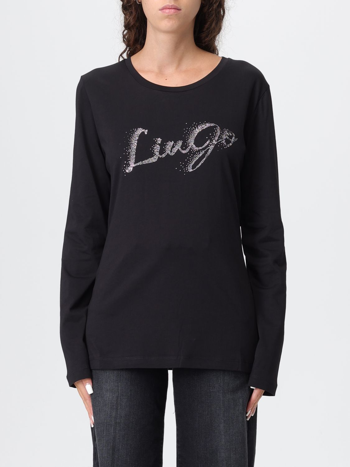 Liu •jo T-shirt Liu Jo Woman Color Black In Black