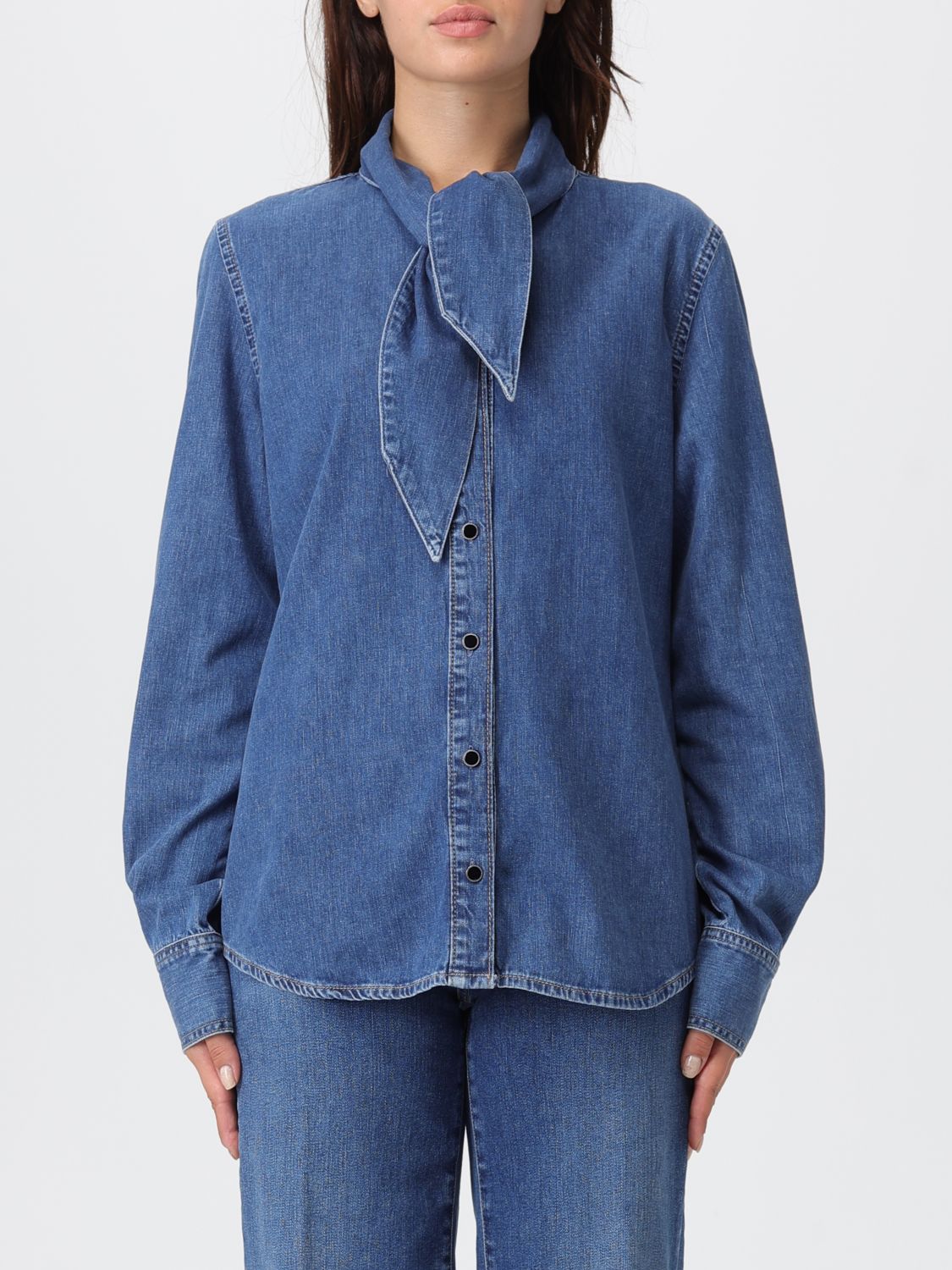 Liu •jo Shirt Liu Jo Woman Color Blue In Blue