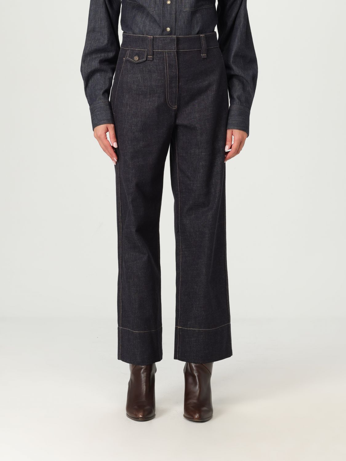 Brunello Cucinelli Jeans  Woman Color Blue