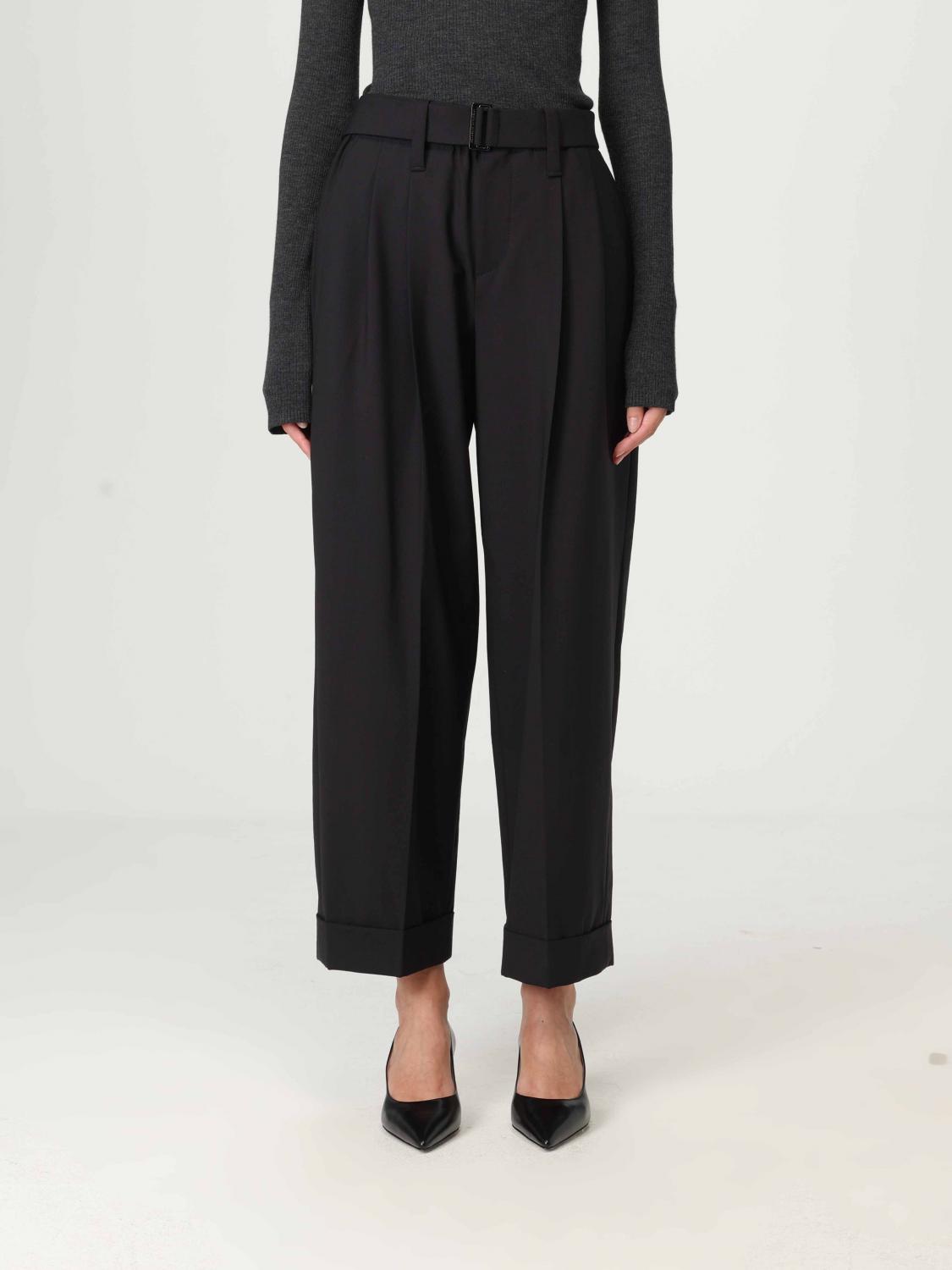 Brunello Cucinelli Pants Woman Color Black In Black
