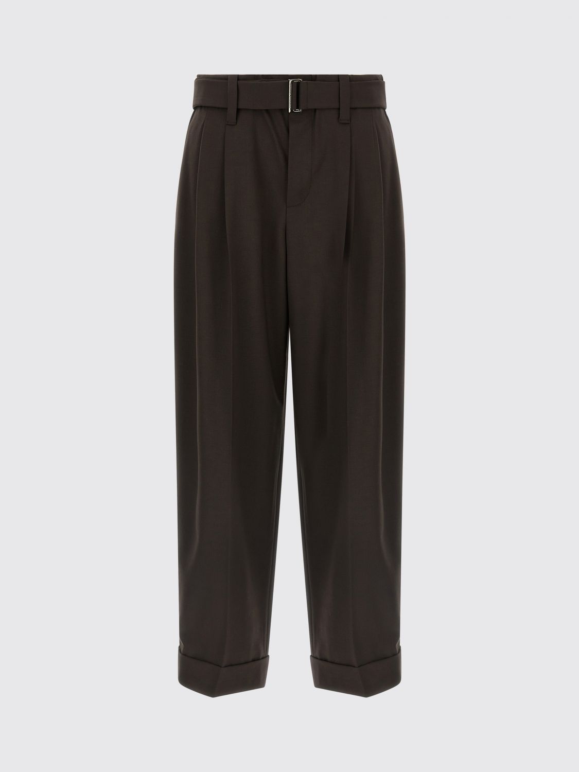 Brunello Cucinelli Wool Pants In Animal Print