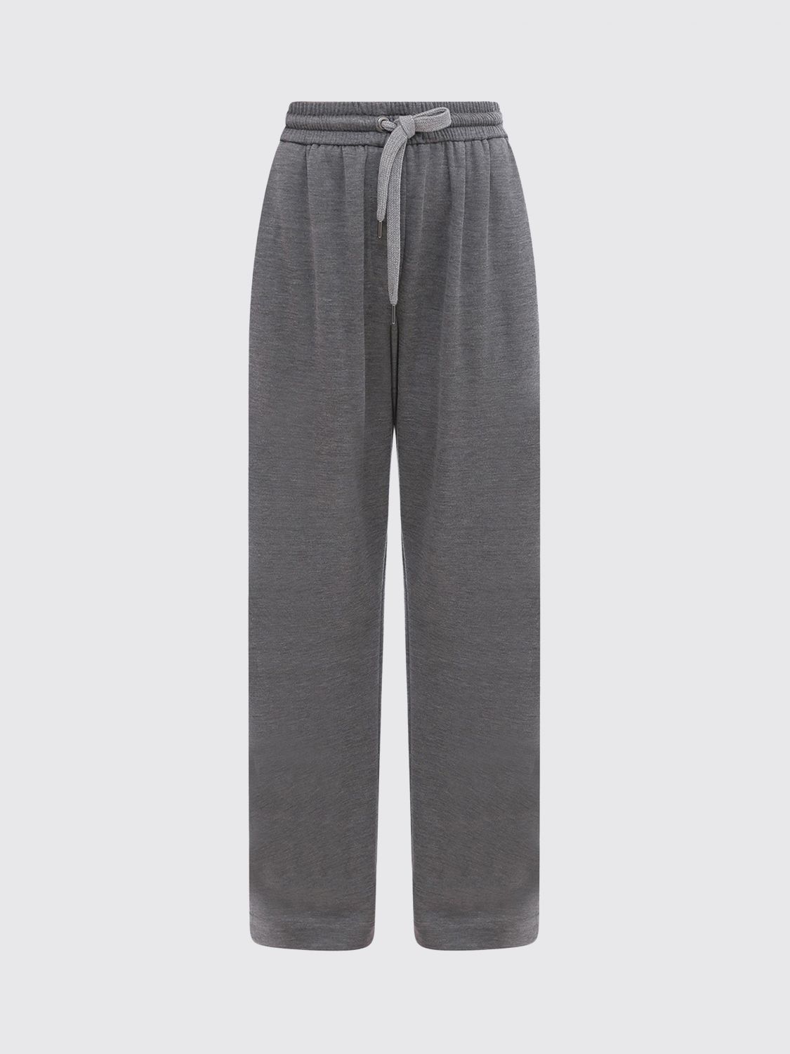 Brunello Cucinelli Pants  Woman Color Grey In Gray