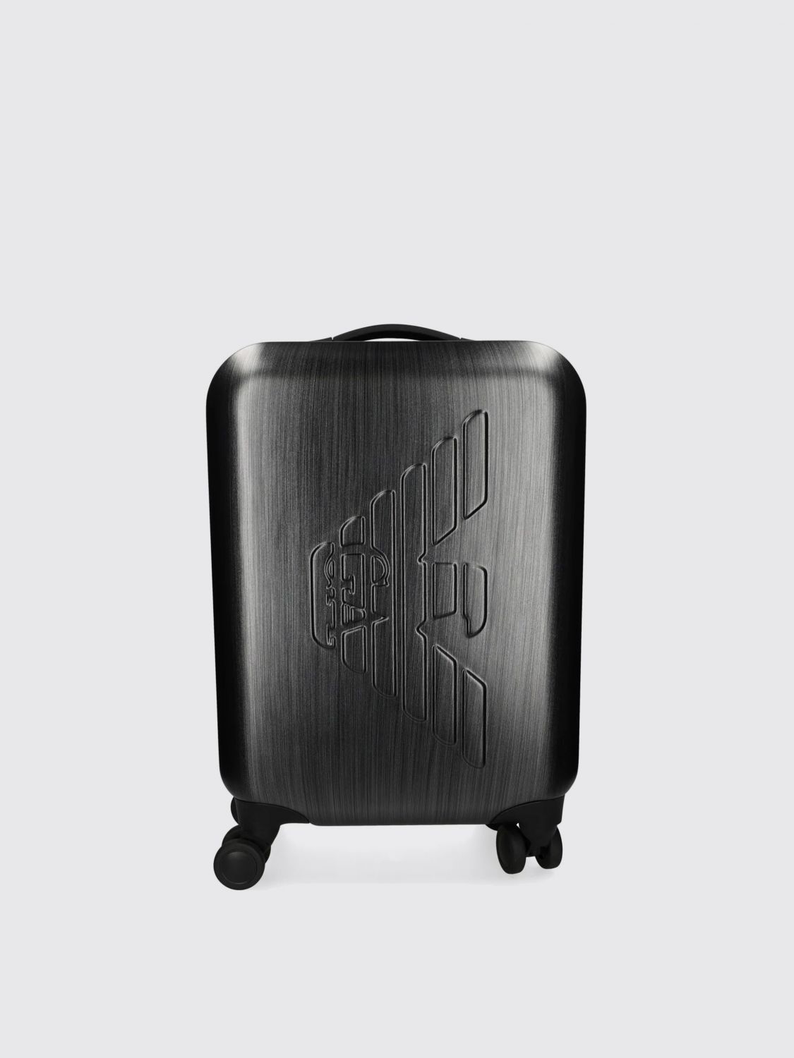 Emporio Armani Travel Bag Men Color Charcoal In Gray
